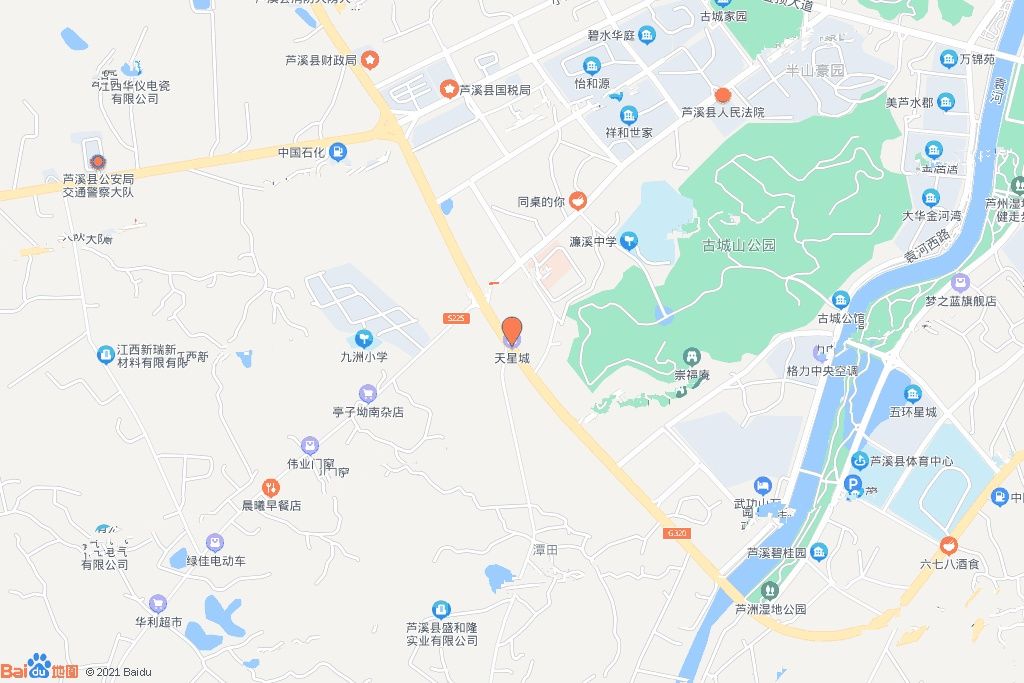 天星城位置交通图