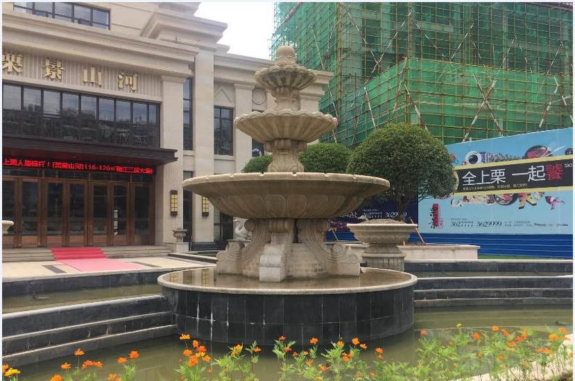 栗景山河实景图