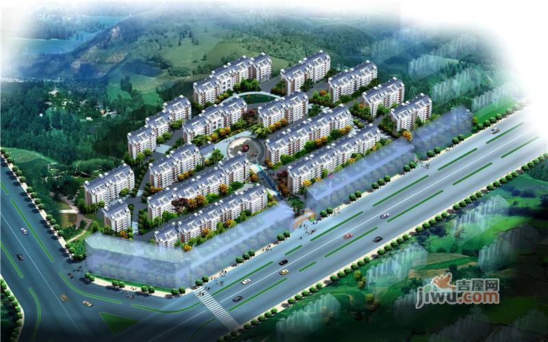 明景花园位置交通图1