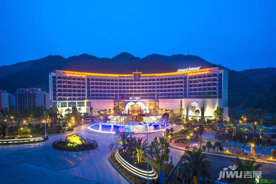 武功山西海温泉度假村二期锦绣半山实景图