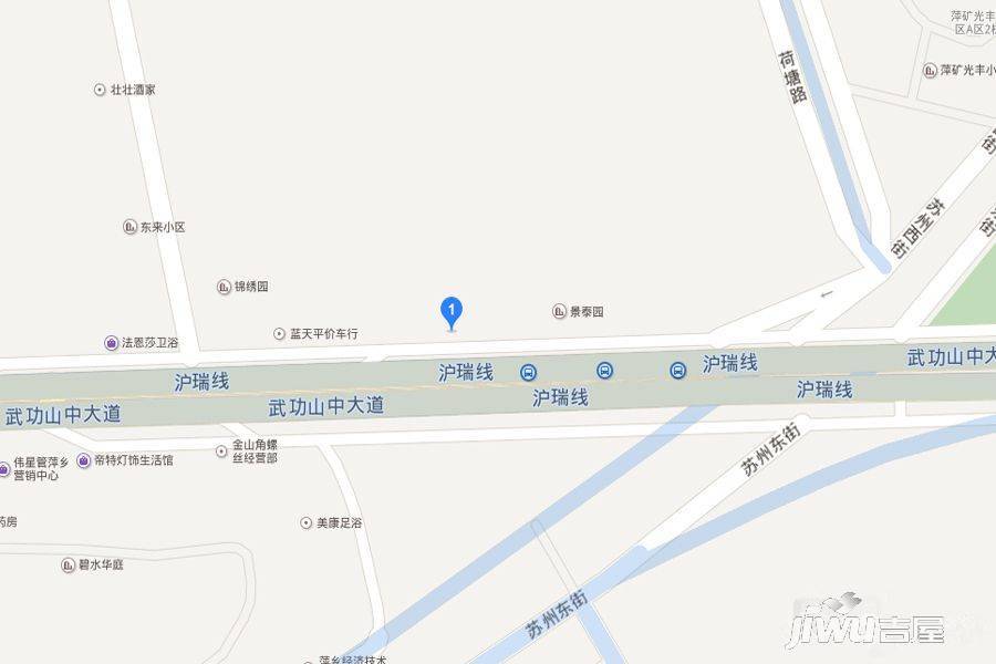 财富公馆位置交通图1