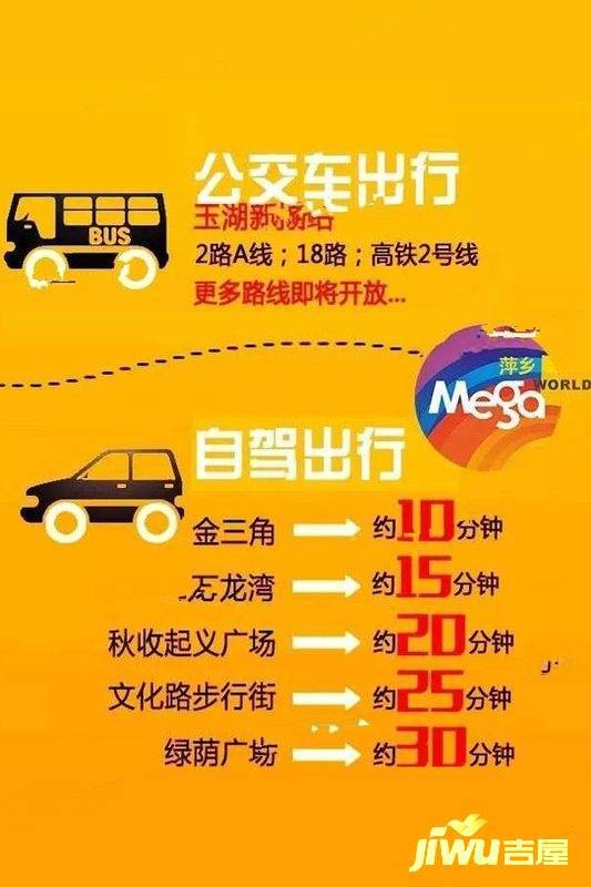 萍乡美佳华商业中心位置交通图1