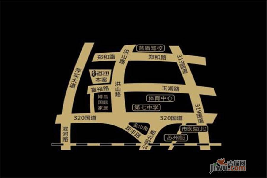 南剑2011位置交通图