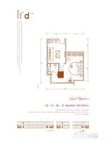 世纪广场翡翠城1室1厅1卫70.7㎡户型图