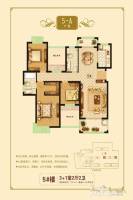 城市首府4室2厅2卫128㎡户型图