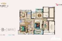 江山御景4室2厅2卫144㎡户型图